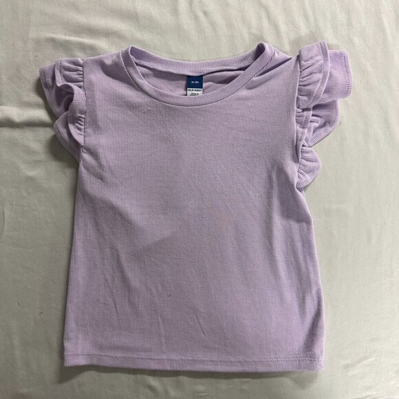 Old Navy - Short sleeve T-shirt with ruffled sleeves - Picture 2 of 4